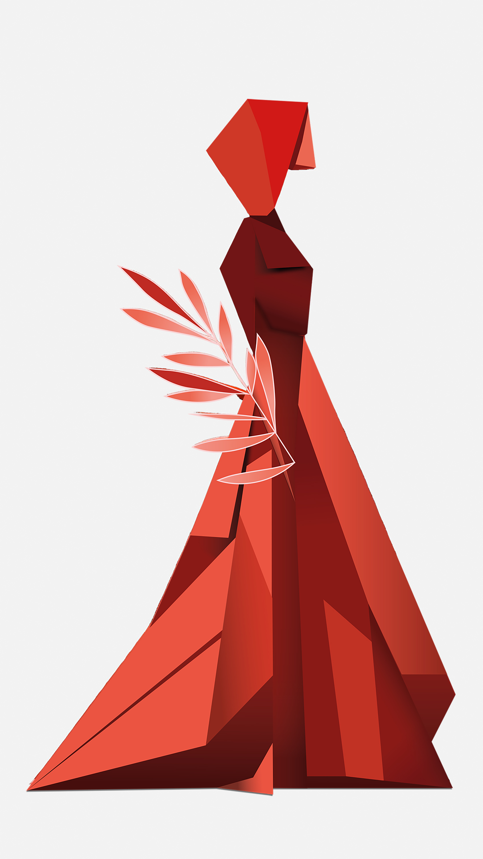 The silhouette of a woman in red is the heart of the brand The silhouette of a woman in red is the heart of the brand